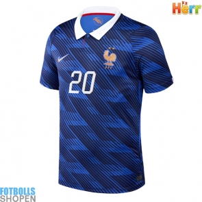 Billiga Frankrike Desire Doue #20 Hemmatröja VM 2026 Kortärmad